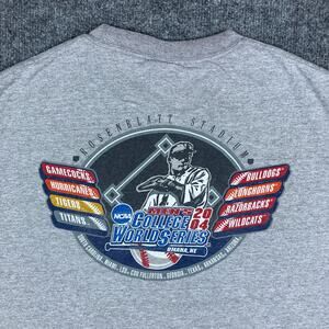 TCX T-Shirt Mens Size L Gray Church Softball World Series 2000 Event Graphic Tee